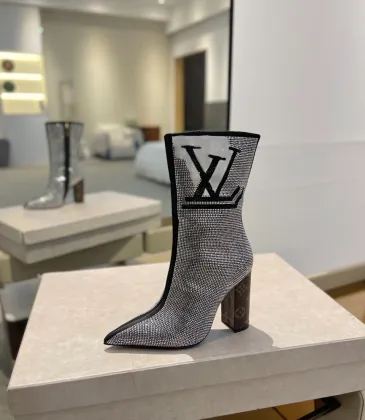 Louis Vuitton Shoes for Women's Louis Vuitton boots heel height:10cm #A58317 Louis Vuitton Shoes for Women's Louis Vuitton boots heel height:10cm #A58317
