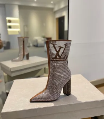 Louis Vuitton Shoes for Women's Louis Vuitton boots heel height:10cm #A58318 Louis Vuitton Shoes for Women's Louis Vuitton boots heel height:10cm #A58318