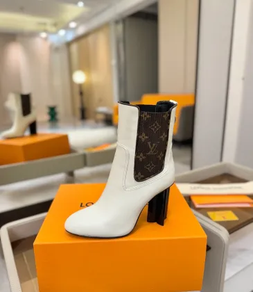 Louis Vuitton Shoes for Women's Louis Vuitton boots heel height:9cm #A58302 Louis Vuitton Shoes for Women's Louis Vuitton boots heel height:9cm #A58302