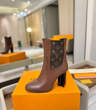 Louis Vuitton Shoes for Women's Louis Vuitton boots heel height:9cm #A58303 Louis Vuitton Shoes for Women's Louis Vuitton boots heel height:9cm #A58303