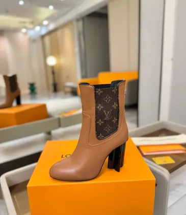 Louis Vuitton Shoes for Women's Louis Vuitton boots heel height:9cm #A58304 Louis Vuitton Shoes for Women's Louis Vuitton boots heel height:9cm #A58304