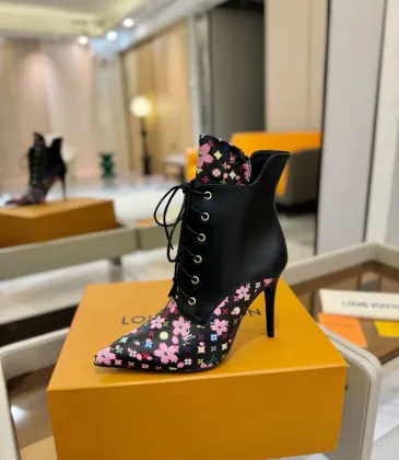 Louis Vuitton Shoes for Women's Louis Vuitton boots heel height:9cm #A58306 Louis Vuitton Shoes for Women's Louis Vuitton boots heel height:9cm #A58306