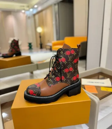 Louis Vuitton Shoes for Women's Louis Vuitton boots heel height:5cm #A58308 Louis Vuitton Shoes for Women's Louis Vuitton boots heel height:5cm #A58308