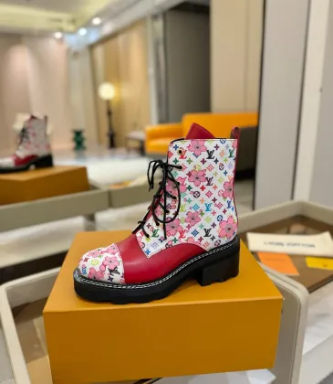 Louis Vuitton Shoes for Women's Louis Vuitton boots heel height:5cm #A58309 Louis Vuitton Shoes for Women's Louis Vuitton boots heel height:5cm #A58309