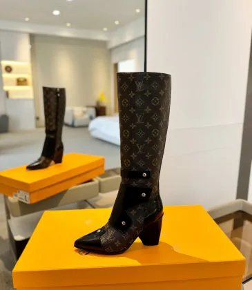 Louis Vuitton Shoes for Women's Louis Vuitton boots heel height:7.5cm #A58334 Louis Vuitton Shoes for Women's Louis Vuitton boots heel height:7.5cm #A58334