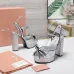 Miu Miu Shoes for MIUMIU High-heeled shoes for women Heel height:12cm #A61177