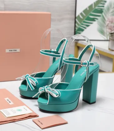 Miu Miu Shoes for MIUMIU High-heeled shoes for women Heel height:12cm #A61179