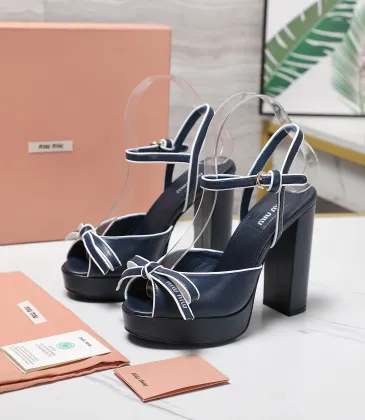 Miu Miu Shoes for MIUMIU High-heeled shoes for women Heel height:12cm #A61180