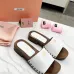 Miu Miu Shoes for women Patent Leather Clogs White #A48748