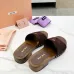 Miu Miu Shoes for women Suede Logo Slide Clogs #A48744