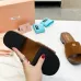 Miu Miu Shoes for women Suede Logo Slide Clogs #A48745