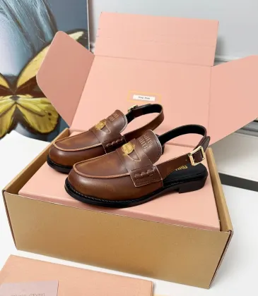 Miu Miu Women's Glossy Leather Chunky Heel Loafers #A66086 Miu Miu Women's Glossy Leather Chunky Heel Loafers #A66086