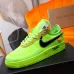 Nike x OFF-WHITE Air Force 1 shoes Green #999928118