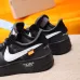 Nike x OFF-WHITE Air Force 1 shoes High Quality Black #999928119