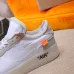 Nike x OFF-WHITE Air Force 1 shoes High Quality White #999928121