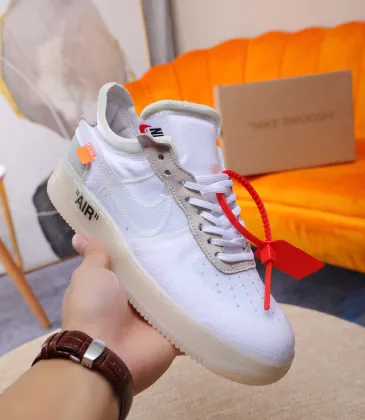 Nike x OFF-WHITE Air Force 1 shoes High Quality White #999928121