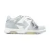 OFF WHITE Men's Sneakers Out Of Office Calf Leather Blue/Black/Grey #A29165