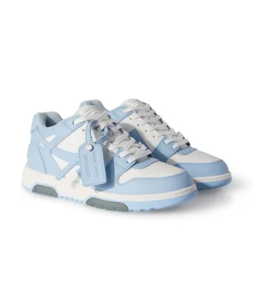 OFF WHITE Men's Sneakers Out Of Office Calf Leather Blue/Black/Grey #A29165