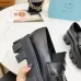 Prada Unisex Shoes Casual height increasing leather shoes #A39524