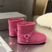 Balenciaga 2025 Winter Shearling Lined Snow Boots Buckle  Stud Details with Multi Color Options for Edgy Luxury Style #A57769