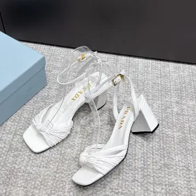 Prada Shoes for Women's Prada Sandals Heel height:7cm #A65290