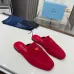 Prada Shoes for Women's Prada Slippers Brown/Black/Red #A47885
