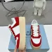 Prada Shoes for Women's Prada Sneakers Black/White/Red #A47874
