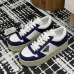 Prada Shoes for Women's Prada Sneakers Downtown Leather Blue #A48727