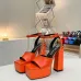 Versace shoes for Women's Sandals Medusa Aevitas Satin Platform RTW #A49006