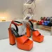 Versace shoes for Women's Sandals Medusa Aevitas Satin Platform RTW #A49006