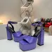Versace shoes for Women's Sandals Medusa Aevitas Satin Platform RTW #A49007
