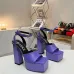 Versace shoes for Women's Sandals Medusa Aevitas Satin Platform RTW #A49007