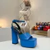 Versace shoes for Women's Sandals Medusa Aevitas Satin Platform RTW #A49010