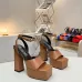 Versace shoes for Women's Sandals Medusa Aevitas Satin Platform RTW #A49011