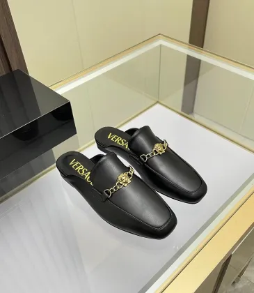 Versace shoes for Women's Versace Slippers heel height:2cm #A64789