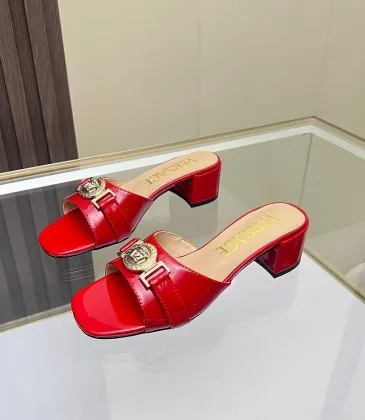 Versace shoes for Women's Versace Slippers heel height:3.5cm #A64781