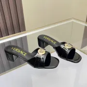 Versace shoes for Women's Versace Slippers heel height:3.5cm #A64782
