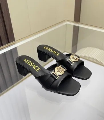 Versace shoes for Women's Versace Slippers heel height:3.5cm #A64783
