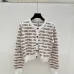  Chanel Women's Logo Knit Cardigan and Sweater in Striped Pattern #A54573