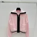  Dior Women's  Cardigans  Zip - Up Style with Contrast Trims, Brand Emblem and Functional Pockets #A54858