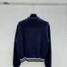  Dior Women's  Cardigans  Zip - Up Style with Contrast Trims, Brand Emblem and Functional Pockets #A54858