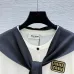  Miu Miu Women's Wool Sweaters: Stylish Sailor  inspired Designs with Colorful Stripes and Brand Emblem #A54857