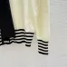  Miu Miu Women's Wool Sweaters: Stylish Sailor  inspired Designs with Colorful Stripes and Brand Emblem #A54857