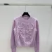 2025 Autumn  Winter Special Offer Loewe Women's Anagram Embroidered Wool Sweater in Two Tonal Colors  #A54832