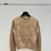 2025 Autumn  Winter Special Offer Loewe Women's Anagram Embroidered Wool Sweater in Two Tonal Colors  #A54832