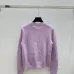 2025 Autumn  Winter Special Offer Loewe Women's Anagram Embroidered Wool Sweater in Two Tonal Colors  #A54832