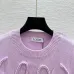 2025 Autumn  Winter Special Offer Loewe Women's Anagram Embroidered Wool Sweater in Two Tonal Colors  #A54832
