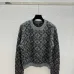 2025 Autumn  Winter Special Offer Louis Vuitton Women's Cropped Jacquard Monogram Sweater  Luxurious Wool Blend Crewneck with an All Over Pattern #A54835
