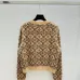 2025 Autumn  Winter Special Offer Louis Vuitton Women's Cropped Jacquard Monogram Sweater  Luxurious Wool Blend Crewneck with an All Over Pattern #A54835