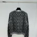 2025 Autumn  Winter Special Offer Louis Vuitton Women's Cropped Jacquard Monogram Sweater  Luxurious Wool Blend Crewneck with an All Over Pattern #A54835